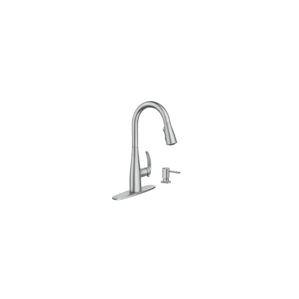 Reyes One-Handle High Arc Pulldown Kitchen Faucet in Spot Resist Stainless